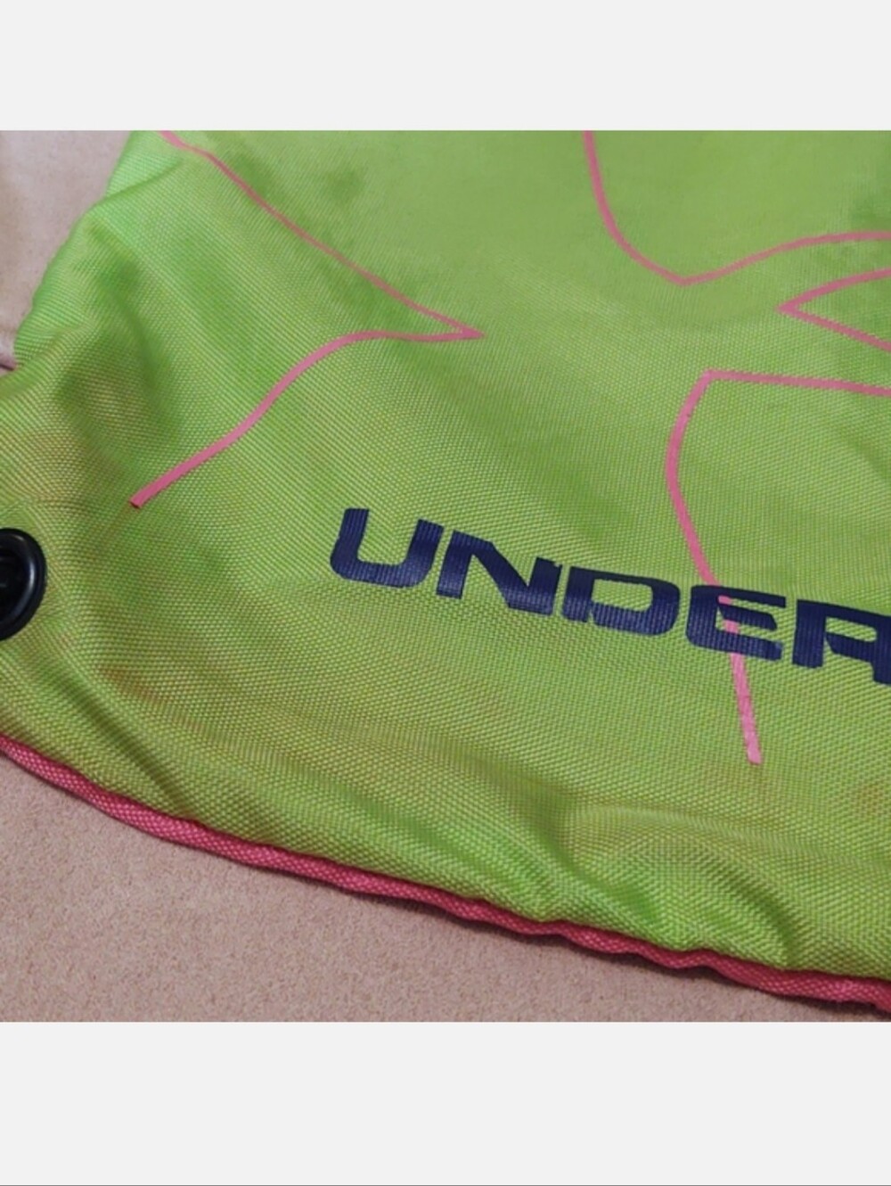 Under Armour Neon Reversible Drawstring Backpack - Picture 3 of 11